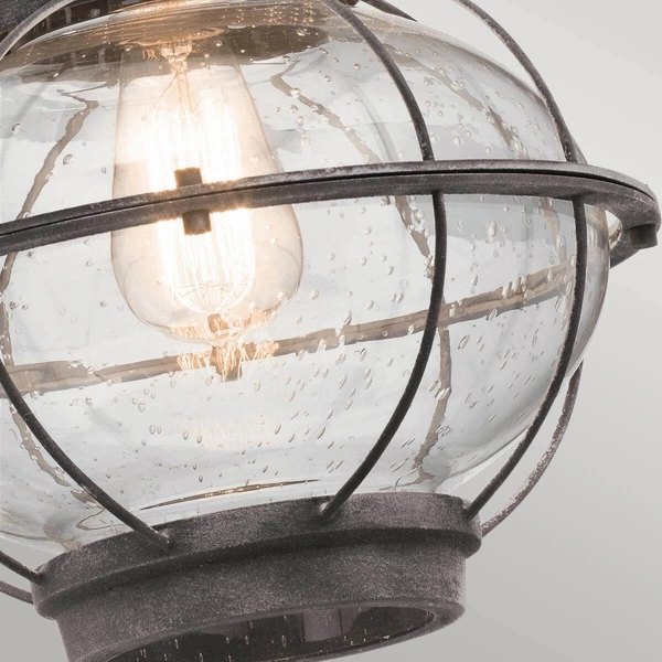 Elewacyjna lampa latarnia Bridge Point KL-BRIDGEPOINT-L IP44 cyna