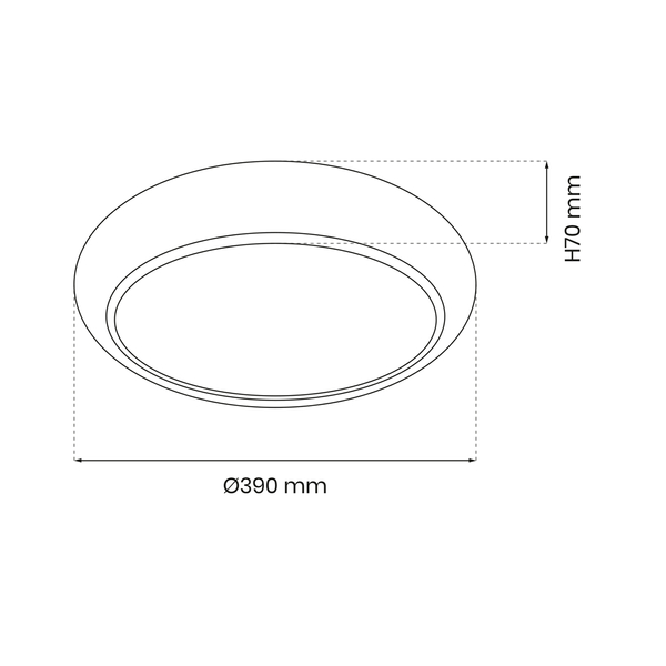 Złota lampa sufitowa Gea LED 36W CCT natynkowy plafon do pokoju