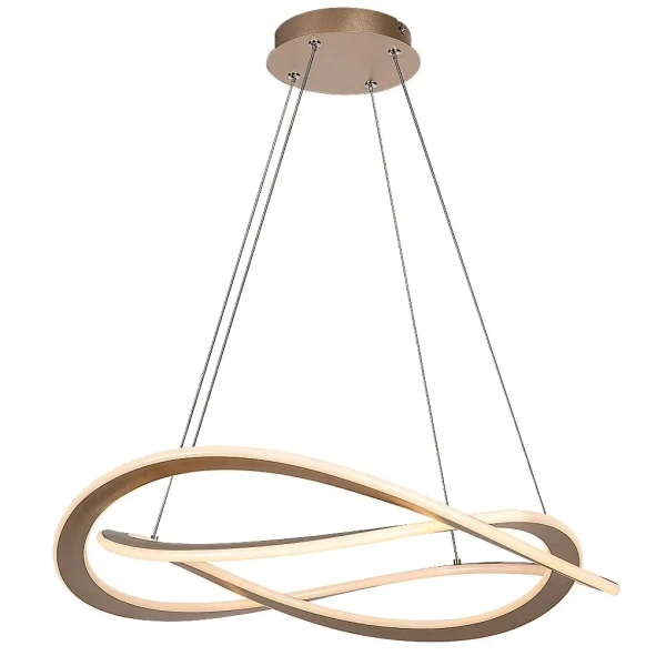 Podwójny ring wisząca lampa Kallira 72282 LED 72W 3000K złoty