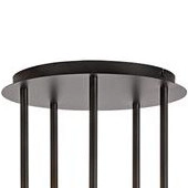 Modernistyczna LAMPA sufitowa UNIVERSE 108111 Markslojd metalowa OPRAWA szklane kule kaskada czarna przydymiona