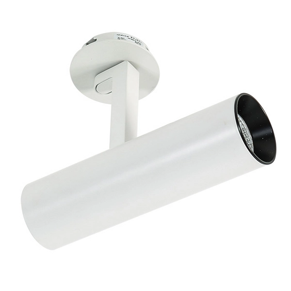 Regulowana LAMPA sufitowa BOCCA SL74055/18W 3000K WH+BL Italux metalowa OPRAWA spot LED 18W tuba biała