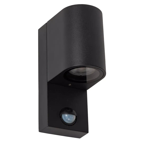 Kinkiet na ścianę ZARO 69803/01/30 Lucide IP65 z czujnikiem czarna