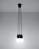 LAMPA wisząca SL.0573 industrialna OPRAWKA zwis pająk czarna