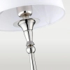 Stołowa lampa Austin T01210NI-WH Cosmolight tkanina abażur nikiel biały