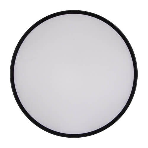 LAMPA plafon TOTEM LED C 03927 Ideus metalowa OPRAWA sufitowa LED 24W 4000K plafoniera okrągła czarna