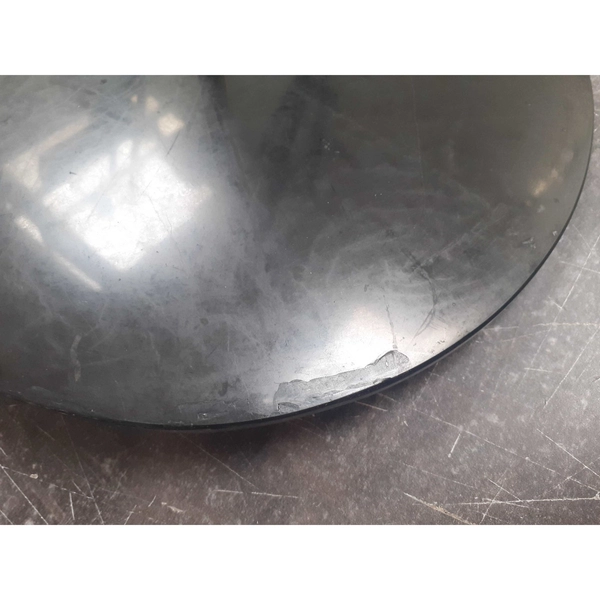 Marmurowa lampa wisząca Bilo PL0136-BK Yaskr kula biała czarna mosiądz OUTLET