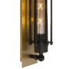 Lampa ścienna Retro Loft ABIGALI-KR-E27-GOLD-BLACK złota czarna