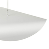 Szklana lampa wisząca ENZO ST-F22020601-D40 white kula biały złoty