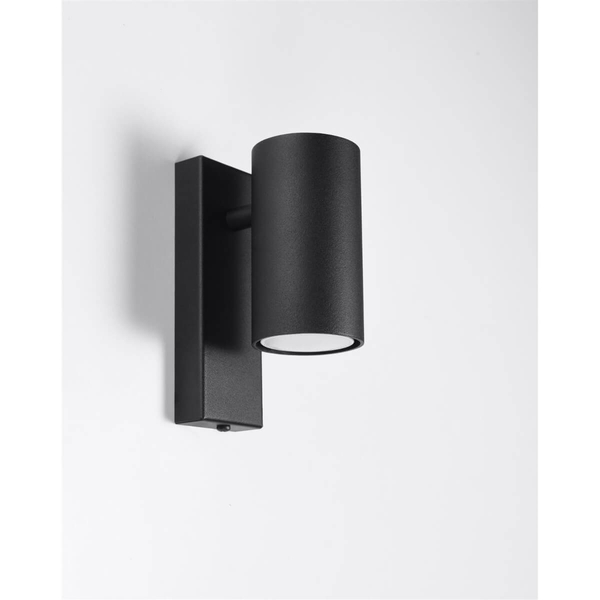 Salonowy kinkiet minimalistyczny SL.1077 czarna lampa ścienna