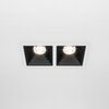 Wpust sufitowy Alfa DL043-02-10W4K-SQ-WB LED 20W 4000K biały czarny