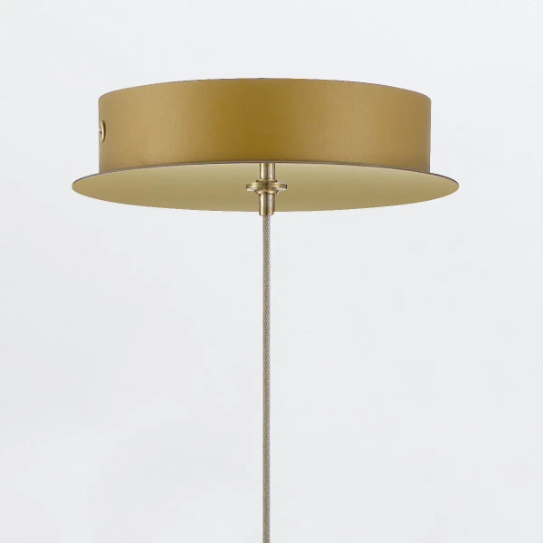 Wisząca lampa Atomo QN-ATOMO-1P-BG LED 9W 3000K szklana kula złoty