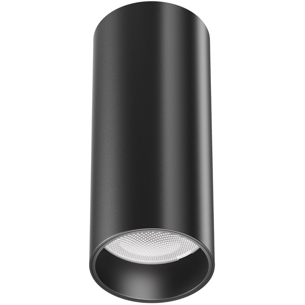 Ledowa lampa sufitowa Focus C056CL-L12B3K-W-D-B 12W 3000K podłużna czarna