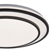 Ledowy plafon nowoczesny Lupita LED 40W 3000-6500K czarny biały