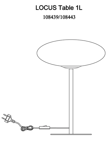 Szklana lampka biurkowa Locus 108443 Markslojd do czytania mosiądz