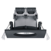 Metalowa lampa sufitowa ZAGROS 650610132 LED 5,5W 3000K IP65 czarna