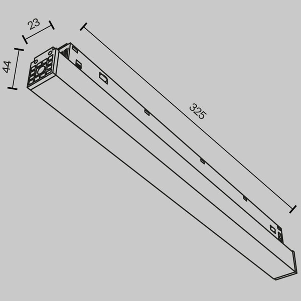 Zasilacz do wbudowania magnetyczny Radity TRX034DR4-200W-1 LED 200W biały