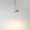 Minimalistyczna wisząca lampa El MOD041PL-L15WG3K LED 12W 3000K biała
