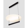 Zwisająca lampa na listwie TIRAQUE LE44633 LED 40W 2700K czarna biała