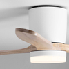 Sufitowa lampa wentylator GUARAYOS LE44966 LED 18W 3000-6500K drewniana biała