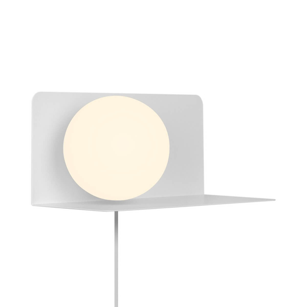 Lampa ścienna szklana kula LILIBETH 2312931001 biały