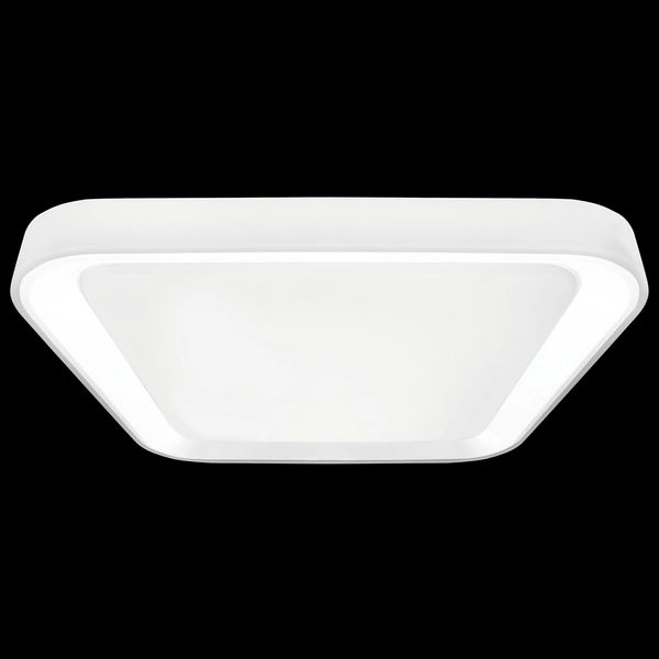 Sypialniana lampa sufitowa Quadro LED 66W nad łóżko biała