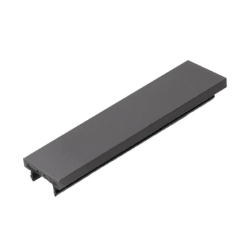 Dwufazowa maskownica do szyn SIGMA TRACK tytanowa 48V AZ7079