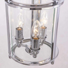 Industrialna LAMPA wisząca NEW YORK P03427CH Cosmolight szklana latarenka do salonu przezroczysta