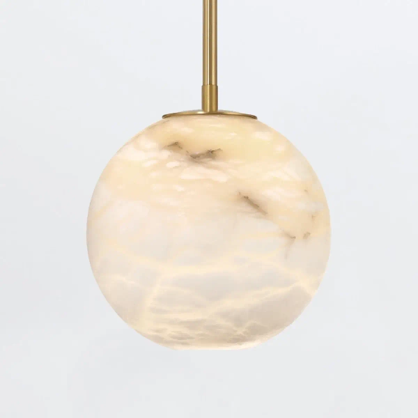 Wisząca lampa Kepler QN-KEPLER-1P-S-BG LED 10W 3000K kulista złoty biały