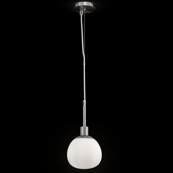 LAMPA wisząca ERICH MOD221-PL-01-N Maytoni szklana OPRAWA kula ZWIS ball nikiel