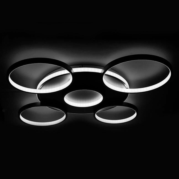 Okrągła lampa sufitowa 444 Domeno LED 120W 3000K-6000K złota