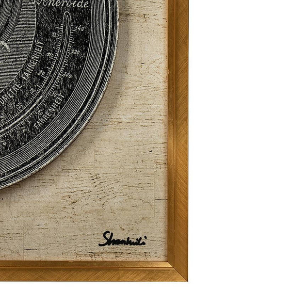 Obraz na ścianę zegar MYSTERY CLOCK KH1501100276 King Home wielokolorowy