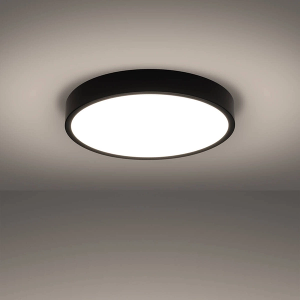 Sufitowa lampa Onyx SL.1246 Sollux LED 32W 3000K minimalistyczna czarna