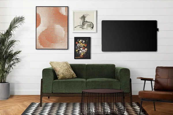 Panelowy grzejnik podczerwień PGHG720 promiennik 60x120cm 720W czarny pilot