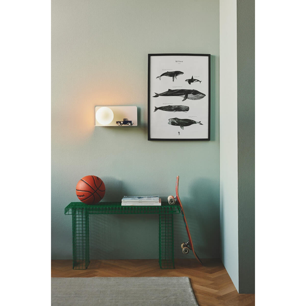 Lampa ścienna szklana kula LILIBETH 2312931001 biały