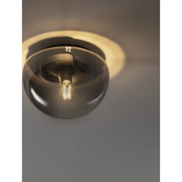 Sufitowa lampa szklana NUNLENA LE45189 na korytarz czarna