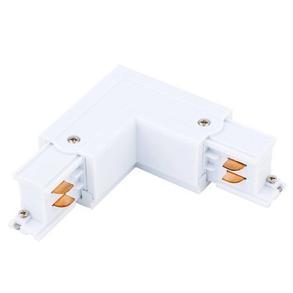 Kątowy L-ŁĄCZNIK uziemienie lewe CTLS POWER L CONNECTOR CTLS 8705 Nowodvorski do 3-fazowej szyny natynkowej 230V biały