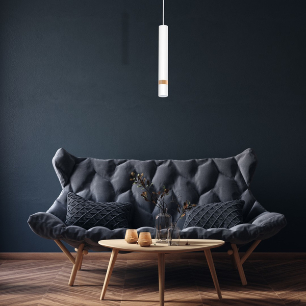 LAMPA wisząca JOKER MLP6301 Milagro okrągła OPRAWA metalowy ZWIS tuba loftowa biała