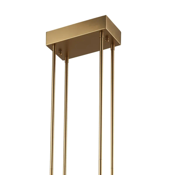 Lampa wisząca geometryczna ARCHITETTO ST-DL8524 złota metalowa LED 30W 3000K do salonu