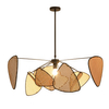 Wisząca lampa boho Natura ST-DN1350-10 Step regulowana ratan beżowy czarny