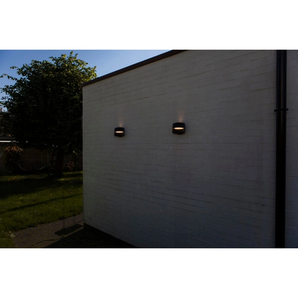 Ścienna lampa na taras LOTUS 5193201012 LED 8,5W 3000K góra-dół IP54 czarna