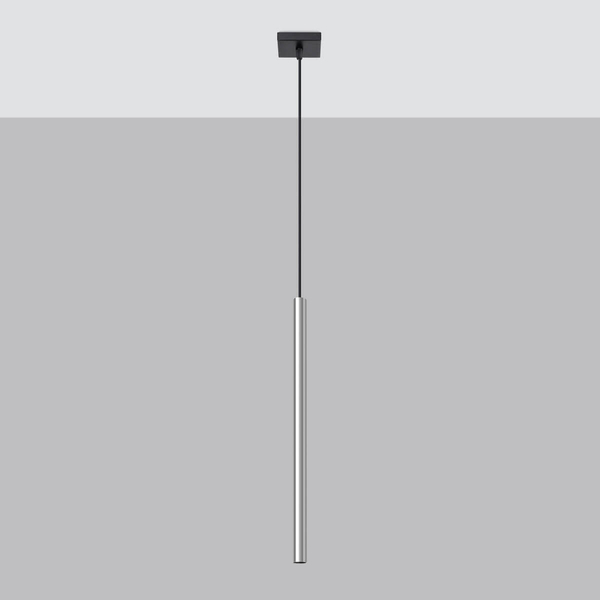 Zwisająca lampa Pastelo SL.1199 tubka rurka chrom