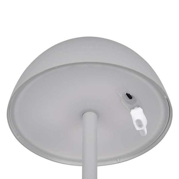 Stołowa lampka na taras Ricardo R54106177 LED 2W 3000K IP54 szara