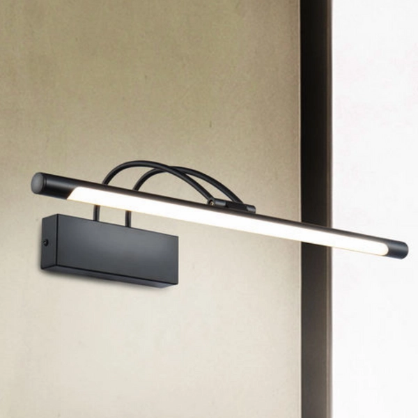 Kinkiet Finelli MIR004WL-L12B Maytoni LED 12,1W 3000K nad obraz czarny