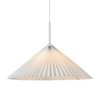 Materiałowa lampa wisząca Plisado 108711 Markslojd biała