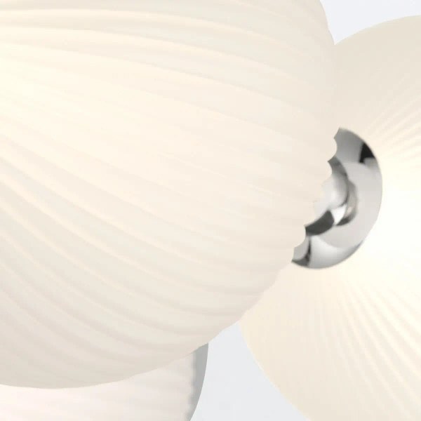 Szklana lampa ścienna Palmas QN-PALMAS-2W-PN LED 18W 3000K IP44 biała