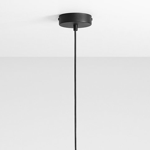 Lampa wisząca RIVA 1086G1 Aldex metalowy zwis do salonu biała kula
