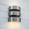 Elewacyjna LAMPA kinkiet MAYA 5198401001 Lutec metalowa OPRAWA ścienna LED 15W 3000K z czujnikiem IP44 stalowa
