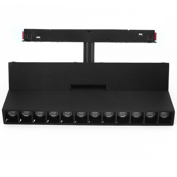 Lampa do szyn magnetycznych z diodami 484 Domeno LED 12W 4000K 3-fazowa czarna