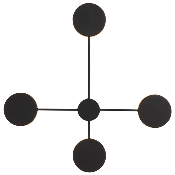 Ścienna lampa salonowa Clex MW1134-750 Step LED 12W 3000K sticks koła czarna