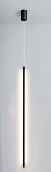 Minimalistyczna lampa wisząca CGZENP1 COPEL zwis LED 7W 3000K sopel do salonu czarny